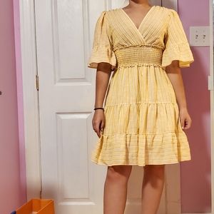 Yellow sun dress